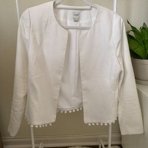 J Crew White Jacket